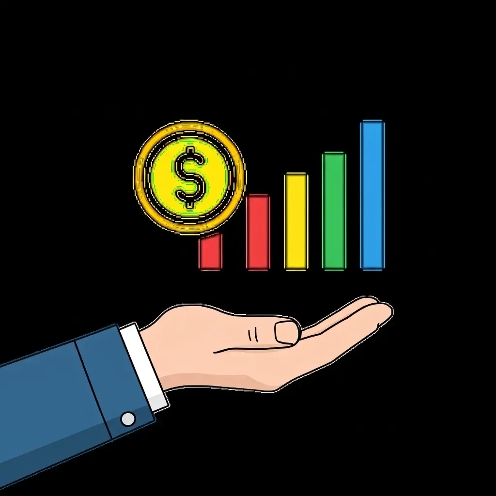 Recurring monthly revenue icon for IPTV reseller business
